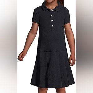 Lands' End School Uniform Short Sleeve Mesh Polo Dress
